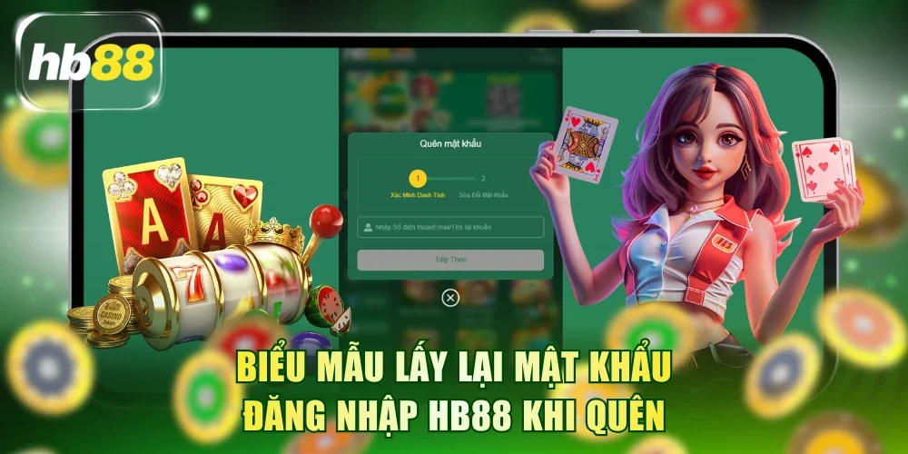 Biểu mẫu lấy lại mật khẩu HB88 khi quên