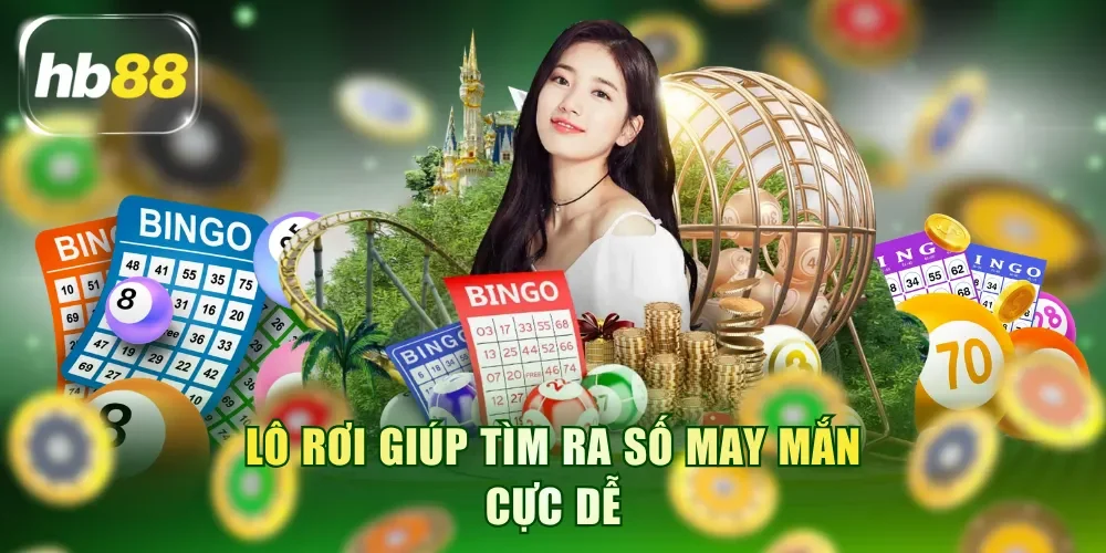 Lô rơi giúp tìm ra số may mắn cực dễ